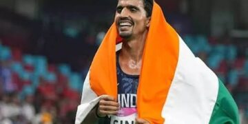 Asian Games ‘ਚ ਗੁਲਵੀਰ ਸਿੰਘ ਨੇ ਰਚਿਆ ਇਤਿਹਾਸ; ਇੱਕੋ ਏਸ਼ੀਆਡ ‘ਚ ਤਿੰਨ ਤਗਮੇ ਕੀਤੇ ਆਪਣੇ ਨਾਮ Asian Games ‘ਚ ਗੁਲਵੀਰ ਸਿੰਘ ਨੇ ਰਚਿਆ ਇਤਿਹਾਸ; ਇੱਕੋ ਏਸ਼ੀਆਡ ‘ਚ ਤਿੰਨ ਤਗਮੇ ਕੀਤੇ ਆਪਣੇ ਨਾਮ