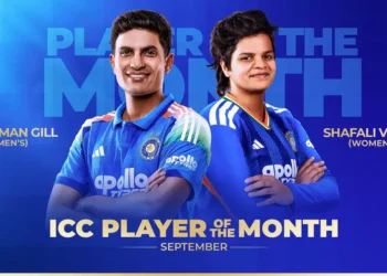 ਸ਼ੁਭਮਨ ਗਿੱਲ ਪੰਜਵੀਂ ਵਾਰ ICC ‘ਪਲੇਅਰ ਆਫ਼ ਦ ਮੰਥ’ ਚੁਣੇ ਗਏ ; ਮਹਿਲਾ ਵਰਗ ਵਿੱਚ ਸ਼ੈਫਾਲੀ ਵਰਮਾ ਨੇ ਜਿੱਤਿਆ ਖਿਤਾਬ