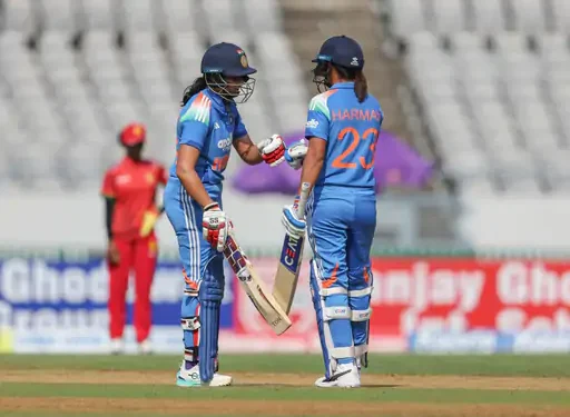 India Vs Zimbabwe Women ODI : ਭਾਰਤ ਨੇ ਜ਼ਿੰਬਾਬਵੇ ਲਈ ਸੈੱਟ ਕੀਤਾ ਵੱਡਾ ਟਾਰਗੇਟ India Vs Zimbabwe Women ODI : ਭਾਰਤ ਨੇ ਜ਼ਿੰਬਾਬਵੇ ਲਈ ਸੈੱਟ ਕੀਤਾ ਵੱਡਾ ਟਾਰਗੇਟ
